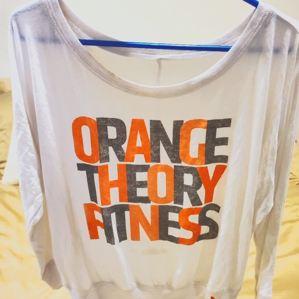 OrangeTheory White Sweatshirt